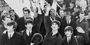 The_Beatles_arrive_at_JFK_Airport America 1964 United Press International