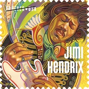 U.S. POSTAL SERVICE JIMI HENDRIX STAMP