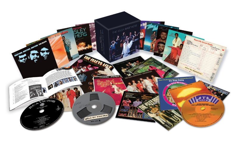 The Isley Brothers: The RCA Victor and T-Neck Album Masters (1959-1983), a monumental 23-disc box set, to be released on Friday, August 21, 2015 (PRNewsFoto/Legacy Recordings)
