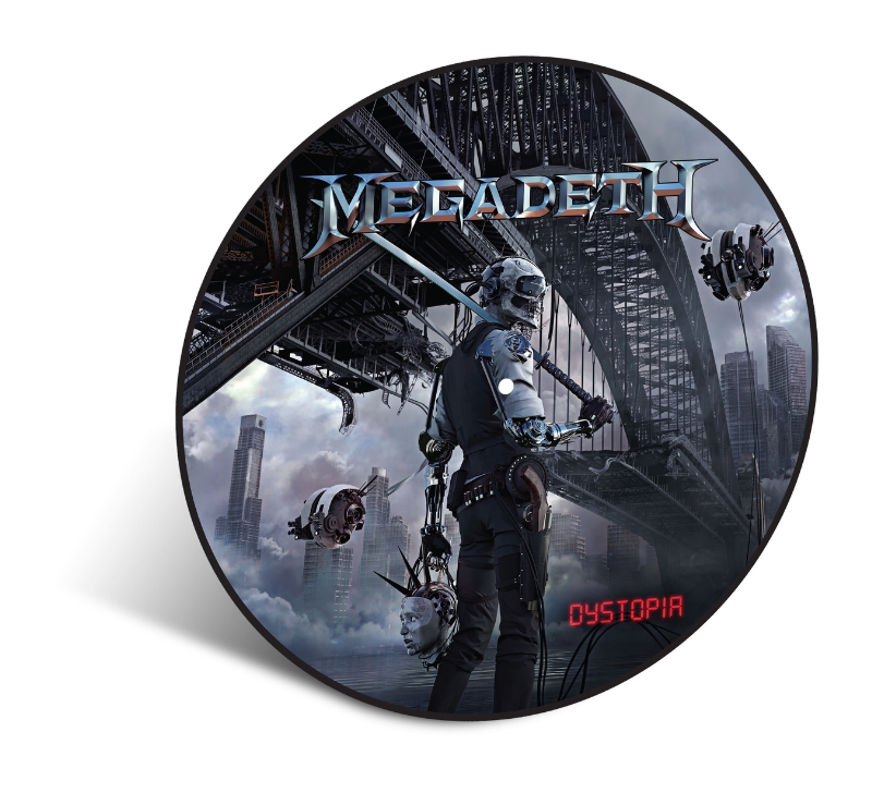 MEGADETH's New Critically Acclaimed Album 'Dystopia' To Be Issued As A Limited Edition Vinyl Picture Disc on April 8 (PRNewsFoto/Universal Music Enterprises)