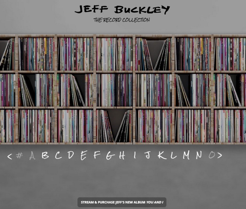 Jeff Buckley Record Collection